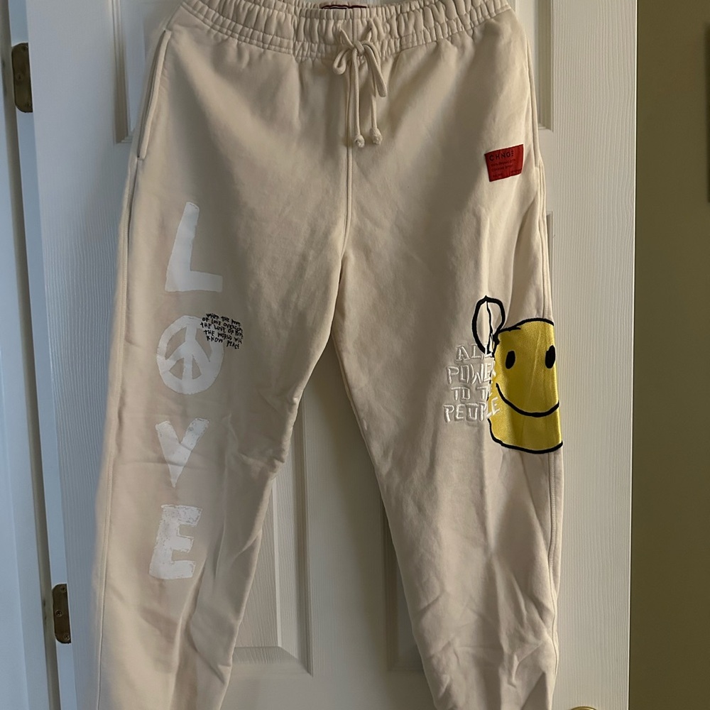 CHNGE Cream Joggers